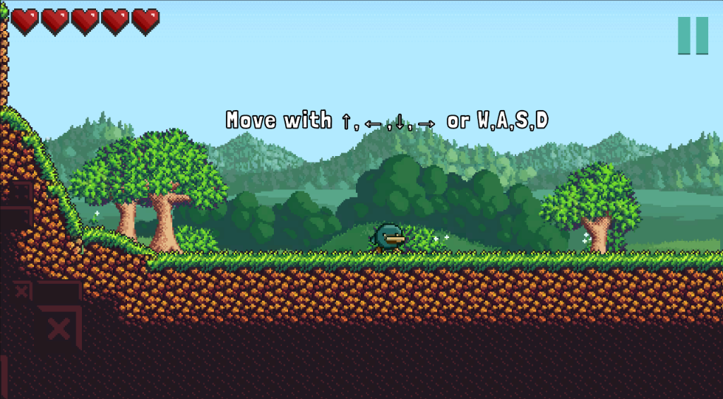 MeloJump Screenshot - Movement tutorial